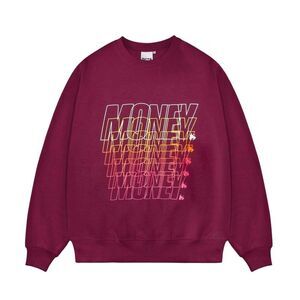 Money Mens Repeat Logo Sweatshirt / Plum